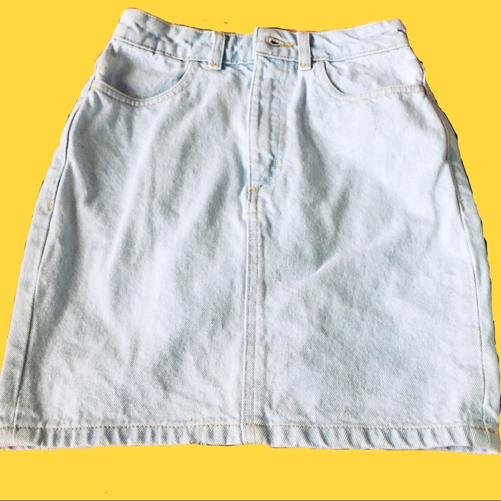 American Apparel Denim Skirt